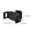 thumbnail image 2 of BRIGHTFUFU Soporte De Pared Para Skateboard Con Exhibidor Giratorio Y Almacenamiento Seguro Color Negro, 2 of 8