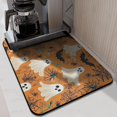 thumbnail image 2 of Drying Mat for Dishes Spooky Ghost Happy Halloween Night Coffee Bar Mat Absorbant Collapsible 18x24 Inch Dishes Plate Glass Dry Draining Pad for Kitchen Fast Dry, 2 of 7