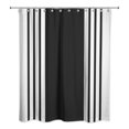 thumbnail image 2 of Creative Products Black Farmhouse Stripe 71x74 Shower Curtain, 2 of 7