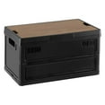 thumbnail image 2 of Car Trunk Organizer Case Organizer Storage Camping Outdoor Bin Crate Multifunctional Travel Stackable Collapsible Storage Box black 55L, 2 of 9