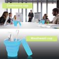 thumbnail image 5 of Foldable Silicone Travel Mug, 2 Foldable Silicone Cups, Reusable Portable Cups, Foldable Travel Mugs with Lids, Silicone Folding Cups, Reusable Foldin, 5 of 5