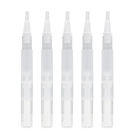 Disco Lip Polish - 5pcs 3ml Empty Transparent Makeup Twist Pen Cosmetic Container Lip Gloss Nail Polish Eyelash Growth Liquid Tube