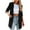 Black, variant on HAPIMO Women's Blazer Coat Open Front Cardigans Fall Long Sleeve Outwear Pockets Casual Wedding Party Workout Fashion Winter Loose Elegant Velvet Jackets Black L