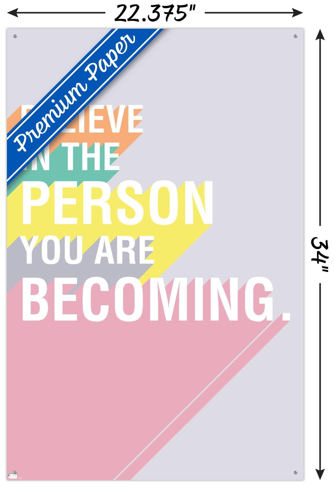 Jenny Redman - Believe Wall Poster with Pushpins, 22.375" x 34"