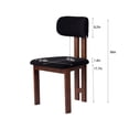thumbnail image 2 of Sherpa Dining Chairs Set of 2, Kitchen Chairs with Solid Wood Legs, Dining Side Chairs for Living Room, Restaurant, Lounge, White, 2 of 6