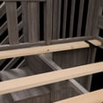 thumbnail image 6 of Max & Lily Solid Wood Twin Loft Bed with Stairs, Solid Wood Loft Beds with Ladder for Kids, Clay, 6 of 14