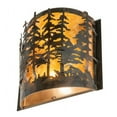thumbnail image 5 of Meyda Tiffany 149253 Tall Pines 2 Light 14" Tall Wall Sconce - Copper, 5 of 5