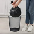 thumbnail image 4 of TIMIFIS Garbage Can Metal Meshround Garbage Can Trash Can Garbage Can Wastebaskets for Bathroom Bedroom Office Kitchen Small Space Living Trash Bin Trash Can, 4 of 6