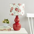 thumbnail image 2 of The Pioneer Woman Vintage Floral Table Lamp, Red Finish, 2 of 6
