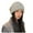 Gray, variant on Diufon Women's Winter Knitted Hat Fleece Thickened Warm Windproof Hats Solid Color Outdoor Ski Cap