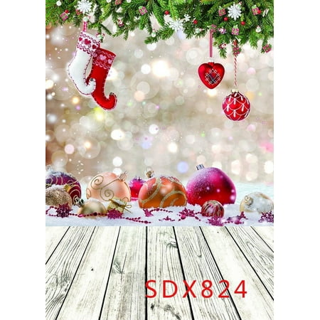 Image of 5x7ft Christmas Photography Backdrops Christmas Gift Photo Studio Background Props