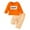 A01-Orange, variant on ORT Toddler Baby Girl Boy Outfit Long Sleeve Sweatshirt Top Pants Infant Set(Brown,0-6 M)