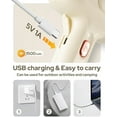 thumbnail image 6 of 3-in-1 Hand Mixer, hand mixer electric handheld with Garlic Chopper to Cutting Onions, Peppers, 3-Speed Self-Control Electric Mixer with Type-C Charging Cable for Whipping or Mixing Eggs, Cream, 6 of 10