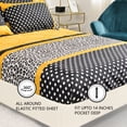 thumbnail image 5 of American Home Collection 4-6 Pieces Ultra Soft Patchwork Printed Bed Sheets Set, 5 of 6