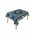 thumbnail image 2 of Blue Southwest Tablecloth Rectangle Table Cloth 60x102, Waterproof Tablecloth Outdoor Table Cloth, Farmhouse Boho Aztec Abstract Geometric Washable Table Cover for Kitchen Dinning Party, 2 of 8