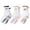 Black & Pink & Brown-3 pack, variant on Yawlsow Pilates Grip Socks for Women, 3 Pairs Non Slip Yoga Socks with Ruffle Embroideries for Barre Workout, Hospital