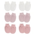 thumbnail image 4 of 6 Pairs Baby Mittens No Scratch Mittens Soft Gloves Mittens for 0-6 Months Boys Girls, 4 of 8