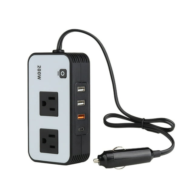 Usb Car Charger Car Plug-In Inverter Waveform Maintenance Inverter Multi Port Car Charger Fast Car Charger