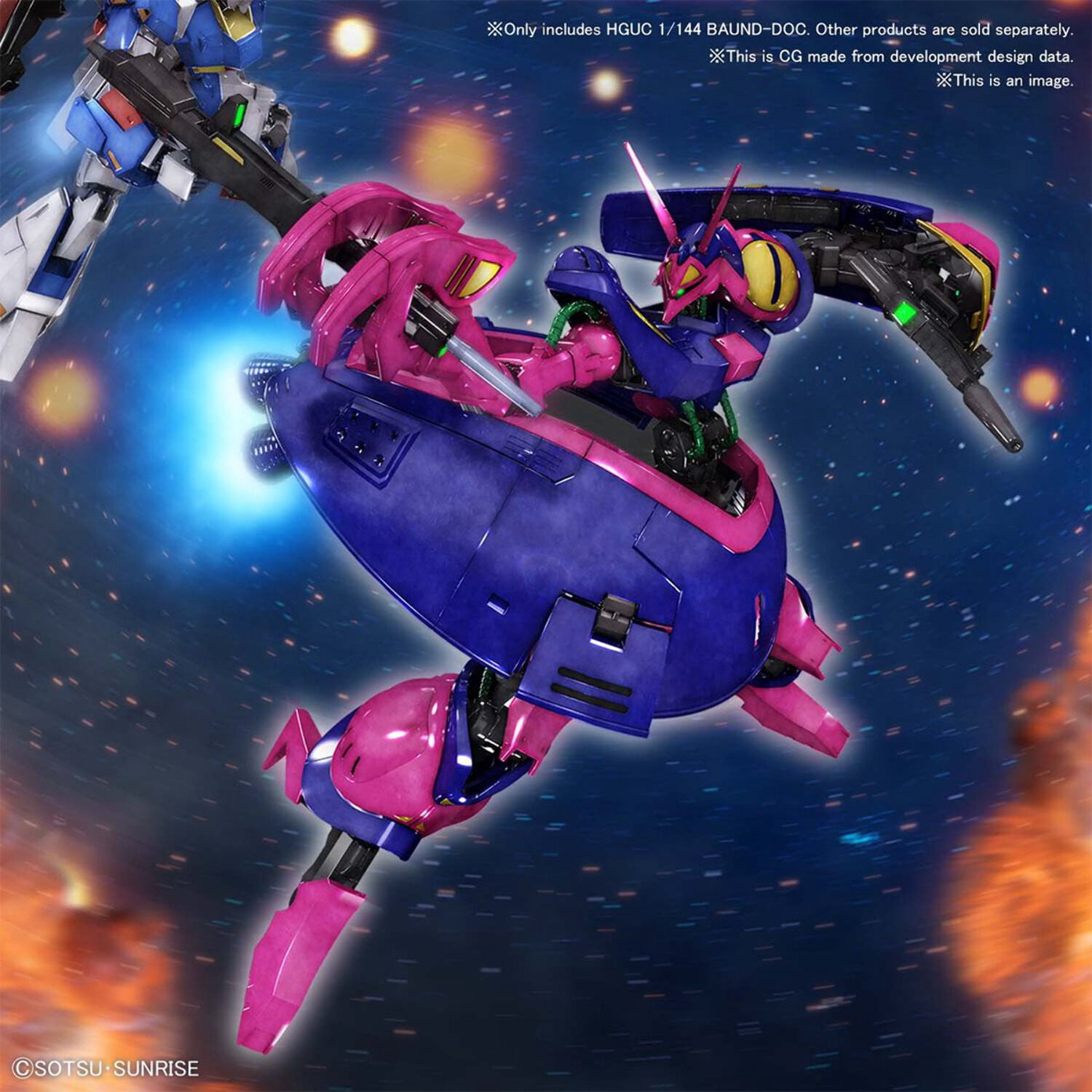 Z Gundam Baund-Doc HG 1:144 Scale Model Kit