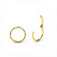 thumbnail image 6 of HOOUN Piercing Surgical Steel Rings Nose Ring Nose Lip Hoop Cartilage Tragus Helix -Black-1.2*10mm, 6 of 9