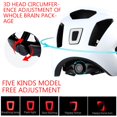 thumbnail image 3 of Casco De Bicicleta De Montaña Para Adultos Casco Mtb Con Luz Trasera De Seguridad Usb Casco De Bicicleta Casco De Ciclismo Con Soporte De Cámara Yuarrent OD015123-02, 3 of 6