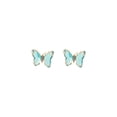 thumbnail image 2 of PVCS Ladies Fashion Creative Multicolor Diamond Butterfly Stud Earrings, 2 of 3