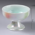 thumbnail image 2 of Japanese Style Tall Fruit Bowl Dessert Snack Dried Fruit Ceramic Tray Bowl, 2 of 8