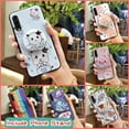 thumbnail image 2 of LYM-Phone Case For LG Velvet 4G/5G, Dirt-resistant Cartoon Simplicity Waterproof cute Phone Lens Protection Protective Anti-knock TPU Back Cover Soft Case Fashion Design Kickstand, 2 of 9