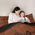 thumbnail image 5 of Castle Fairy Tribal Aztec Full Size Comforter Sets,Bohemian Geometric Bedding Sets, 5 of 8