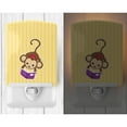 thumbnail image 2 of Caroline's Treasures BB7015CNL Monkey Reading Ceramic Night Light, 6x4x3", multicolor, 2 of 2