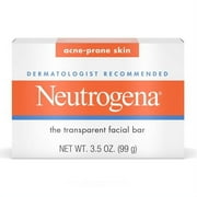 Neutrogena The Transparent Facial Bar Soap With Acne-Prone Skin Formula - 3.5 Oz, 3 Pack