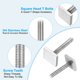 thumbnail image 3 of Uxcell T Slot Bolts M6 x 35mm Square Head T Bolts for Roof Rack 12 Set, 3 of 7