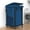 Dark Blue, variant on 40 Gal(150L) High Grade Large Laundry Basket with Wheels, Rolling Laundry Hamper, Laundry Cart with Metal Frame and Removable Bag Design, Suitable for Laundry Room (Black, 150L)