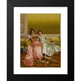 thumbnail image 2 of Vittorio Reggianini 19x24 Black Modern Framed Museum Art Print Titled - An Amusing Chapter, 2 of 5