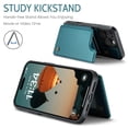 thumbnail image 5 of Decase Compatible with iPhone 16 Pro Max Wallet Case with Card Holder, RFID Blocking Credit Slots Kickstand Shockproof Business PU Leather Phone Cover for Women Men,Blue, 5 of 10