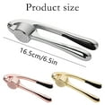 thumbnail image 3 of Garlic Press Easy to Clean – Stainless Steel Garlic Press Durable, Rust Proof Professional Garlic Mincer, Metal Garlic Press with Soft Ergonomic Handle, Dishwasher Safe, 3 of 9