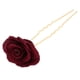 thumbnail image 4 of 3 x Nupcial Rosa Flor Pinza Decoración para el Cabello Headwear Joyería Novia Vino rojo, 4 of 9