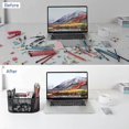 thumbnail image 4 of Desk Organiser, Mesh Desk Tidy & Pen Holder with 8 Compartments and 1 Drawer, Stationery Organisers, 4 of 4