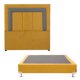 thumbnail image 1 of Base de Cama Dicasa + Cabecera Bora Matrimonial Mostaza, 1 of 8