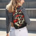 thumbnail image 6 of KLL Red Mushrooms Print Travel Laptop Backpack - College Backpack Business Work Bag Nurse Bag Casual Daypack for Weekender Business Hiking -Medium, 6 of 6