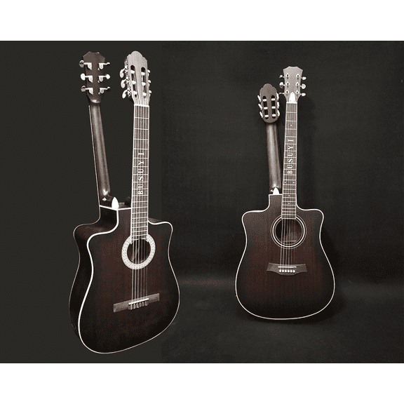 6 Strings classical /6 Strings Acoustic Double Neck, Double Sided Busuyi Guitar 2021 NPT