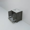 thumbnail image 6 of Lexora Home Jacques 30" Carrara Marble Top Single Vanity in Distressed Gray, 6 of 9