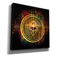 thumbnail image 2 of Epic Graffiti'Ethereum Better Than Gold' by Epic Portfolio Giclee Canvas Wall Art, 18"x18", 2 of 8