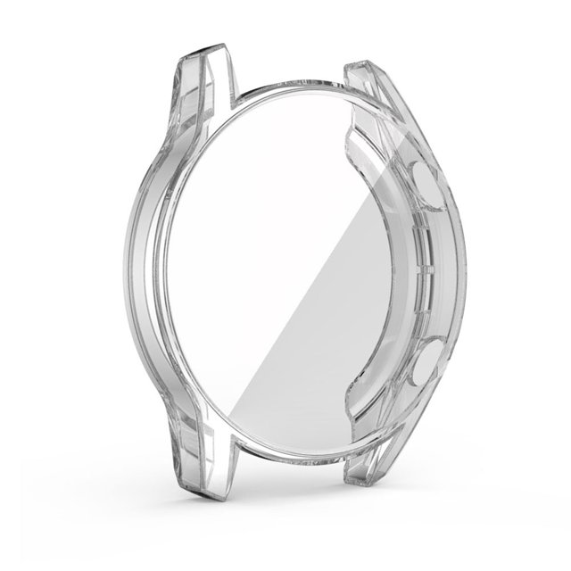 HEVIRGO 1PC Montre Protecteur d'Écran Anti-Goutte Anti-Rayure Résistant Smartwatch Cas TPU Galvanoplastie Housse de Protection Transparent Protecteur d'Écran Compatible avec Huawei Montre GT2 42mm/46mm