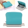 thumbnail image 4 of Hole Punch, Positioning Punching Office Hole Punch Plastic Bottom Pad  For Bookbinding Documentation Light Blue, 4 of 8