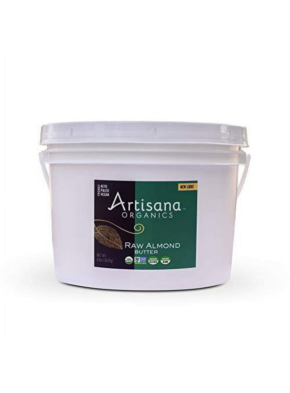 Artisana Organics Non GMO Raw Almond Butter, 8 lbs