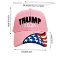 Trump 2024 Black Eight 2024 Campaign Hat Flag of The United States