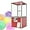 Red, variant on 25 Cents Coin Operated Vending Machine, Toy Capsule Vending Machine, Commercial Gumball Machine, 200 Capacity for 1.8"-2" Gashapon, Twister Balls, Capsule Toys, Gumball, Bouncy Balls