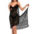 thumbnail image 2 of YouLoveIt Women's Swim Dress Bikini Cover Up Dress Swim Beach Bathing Swimsuit Sleeveless Beachwear Dress Sexy Lace Hollow Out Beach Dresses, 2 of 7