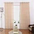 thumbnail image 2 of Cortina de ventana burbuja flor vides cortinas de ventana cortinas de gasa sala divisora ​​hoja beige Hoja Beige Magideal Cortina de ventana, 2 of 7